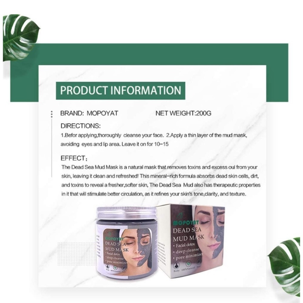 NEW Dead Sea Clarifying Mud Mask for Face or Body - Picture 6 of 11